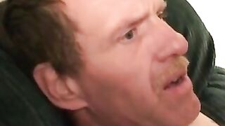 MILF Hunter - Older Woman Jerks Off A barely legal Guy's Dick