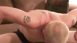Masturbating Oldie Dude with Sex Toy Gives Intense Orgasm