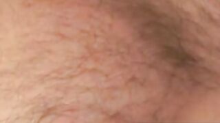 MATURE AMATEUR CHUBBY GUY JERKS OFF AND COMES HARD ON BED