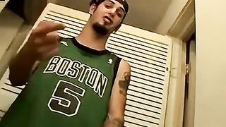 Thick-Dicked Hunk Jacks Off Massive Load on Bed - Old Video Edited with New Titles