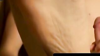 barely legal Skater's Foot Fetish - Jerking Off While Showing Feet