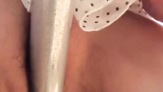 Asian Bombshell Rides A Pole In Her Hairy Bush - Exotic Dancer Fucks The Audience