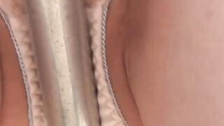 Asian Bombshell Rides A Pole In Her Hairy Bush - Exotic Dancer Fucks The Audience