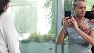 Bisexual Threesome Action with Big Boobed MILF Silvie Saige