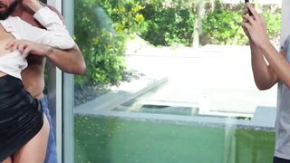 Bisexual Threesome Action with Big Boobed MILF Silvie Saige