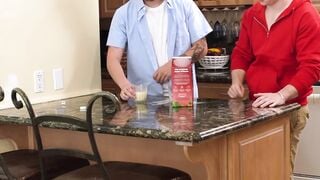 Step-Mom's Hot MILF Pussy Gets Filled With StepSon's Load