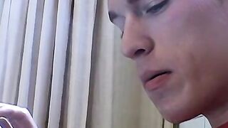 Twink's Dirty Little Secret - Anal Play with Hot barely legal Men in Bondage