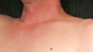 Glasses Geek Solo Masturbation - Close-Up View Of Balls And Dick