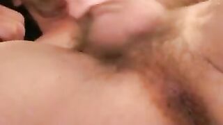 Glasses Geek Solo Masturbation - Close-Up View Of Balls And Dick