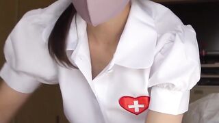 Asian Nurse's Naughtiest Fantasy - Role Playing with Patient in Hospital