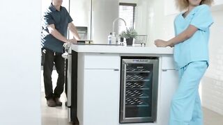 Curvy Step-Sister Rides Big Brother's Hard Dick in Creampie