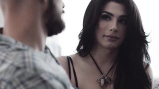 Transgender Hottie Ariel Demures Fucked Hard By Johnnie Bravo In Anal Threesome