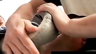 Foot Play Freaks - Anal Sex with Footjob from Hot Couple