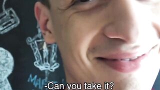 Huge-Dick Latin Stud Fucks Bareback & Facializes Twink's Ass