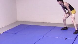 Rough-House Wrestling Action with Hot Twinks - Gay Boys Fight Naked