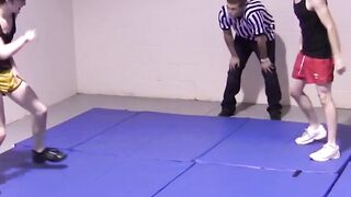 Rough-House Wrestling Action with Hot Twinks - Gay Boys Fight Naked