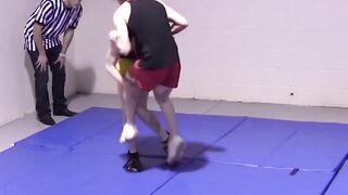 Rough-House Wrestling Action with Hot Twinks - Gay Boys Fight Naked