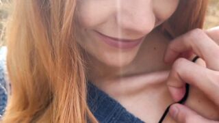Redheaded Vixen Swallowing Big Dick with Luscious Creampie