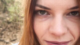 Redheaded Vixen Swallowing Big Dick with Luscious Creampie