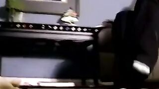 Mustache Man's Close-Up Blowjob with Thick Dick & Gagging
