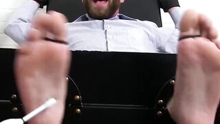Buff Hunk's Intense Foot Worship Session