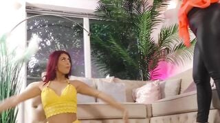 Step-Dad's Hot Daughters Share A Wild Lesbian Experience