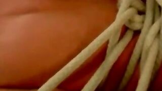 Bondage Babe Struggles And Suffers As Dominatrix Torments Her With Whips