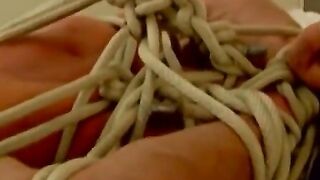 Bondage Babe Struggles And Suffers As Dominatrix Torments Her With Whips