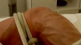 Bondage Babe Struggles And Suffers As Dominatrix Torments Her With Whips