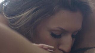 Erotic Role-Play Scenario: Blondie & Black Beauty - BTS of Romantic Sex Session between Transgender Model Couple