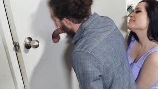 Big Boobed Babe Skyler Dee Swallows Huge Load From Step-Brother's Friend