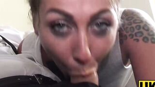 UK Sub Slut Passionate Anal Play with Rough Daddy