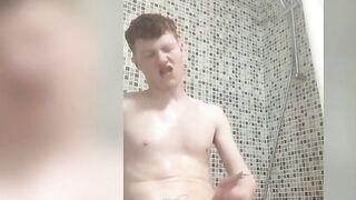 Skinny Twinks Shower Time Fun - Hot Guy Jacks Off In Bathroom & Fucks Himself With Dildo (Masturabte) #Twunk2018