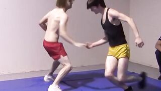 KINKY WRESTLING WITH MASTER TYE - LEATHER FETISH SEX SCENES BTS