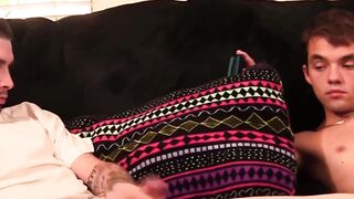 Submission Slave Boy Facesitting Blowjob with Big Dick & Massive Balls - HD