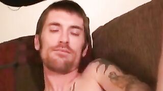 Tattooed Amateur's Hardcore Close-Up POV Jerkoff Session