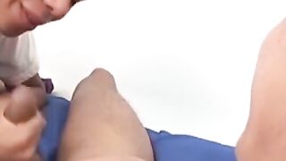 Latina MILF Gets Deep Throat Blowjob & Facial In Gloryhole