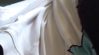 PetiteJapaneseTeen's Wet Pantie Adventure - Close-up Shower Masturbation