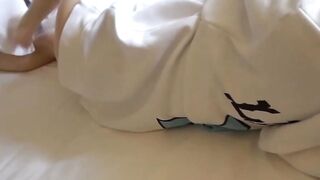 PetiteJapaneseTeen's Wet Pantie Adventure - Close-up Shower Masturbation
