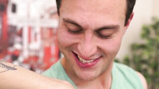 Blonde Babe Max Gengenbuck Fucked Hard By Huge Dick Of Alex Van's And Facialed