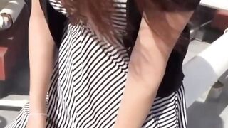 Exotic Beauties - Scandalous Riding on Railing For Her Pleasure