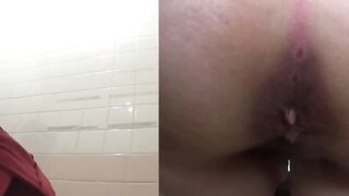 Tokyo Teen's Daring Adventure in Public Toilet - Naughty college girl Masturbates In Urinals