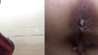 Tokyo Teen's Daring Adventure in Public Toilet - Naughty college girl Masturbates In Urinals