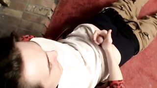 Rocker Guy Jerking Off And Exploding A Huge Load