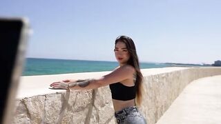 Teen Cutie MELANIE DARK Fucked by Older Man in German Porn Audition