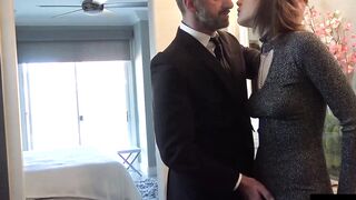 UK Sub Slut Passionately Fucked By Dominant Daddy And Showered With Facial