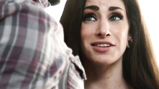 Sheena Rose's Deep Throat Blowjob & Hardcore Riding on Black Monster Dick