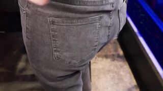 Phoebe Blue's Public Tease - Blowjob & Hand Job With Facial