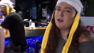 Phoebe Blue's Public Tease - Blowjob & Hand Job With Facial
