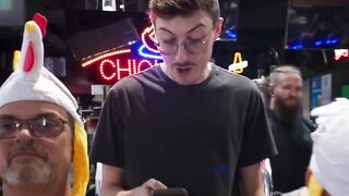 Phoebe Blue's Public Tease - Blowjob & Hand Job With Facial
